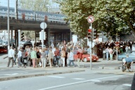 Friedensdemo Bern 13. Oktober 2001, Fotos © Hannes Schle, Film 0 Foto 04