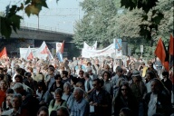 Friedensdemo Bern 13. Oktober 2001, Fotos Pan Zrcher ©, Film 2 Foto 05