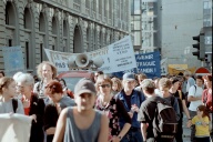 Friedensdemo Bern 13. Oktober 2001, Fotos Pan Zrcher, Film 2 Foto 13