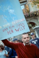 Friedensdemo Bern 13. Oktober 2001, Fotos Pan Zrcher, Film 2 Foto 24