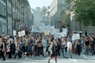 Friedensdemo Bern 13. Oktober 2001, Fotos Pan Zrcher, Film 3 Foto 03