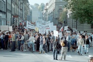 Friedensdemo Bern 13. Oktober 2001, Fotos Pan Zrcher, Film 3 Foto 04