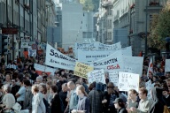 Friedensdemo Bern 13. Oktober 2001, Fotos Pan Zrcher, Film 3 Foto 05