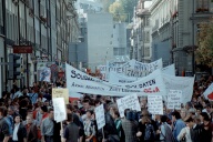 Friedensdemo Bern 13. Oktober 2001, Fotos Pan Zrcher, Film 3 Foto 06