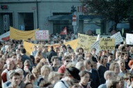 Friedensdemo Bern 13. Oktober 2001, Fotos Pan Zrcher, Film 3 Foto 28